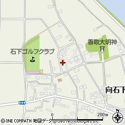 茨城県常総市向石下3周辺の地図
