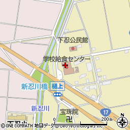 行田市役所　学校給食センター周辺の地図