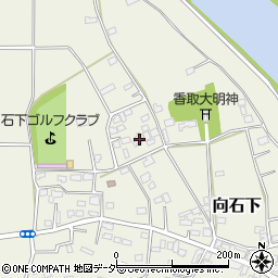 茨城県常総市向石下5周辺の地図