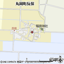 福井県坂井市丸岡町反保周辺の地図