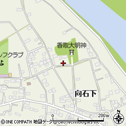 茨城県常総市向石下11周辺の地図