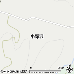 長野県東筑摩郡朝日村小野沢周辺の地図