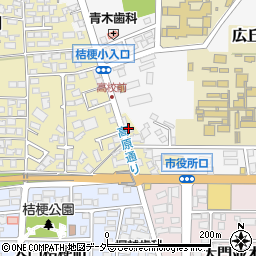 株式会社ヨシダ　松本営業所周辺の地図