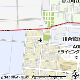 福井県福井市つくし野1丁目211周辺の地図