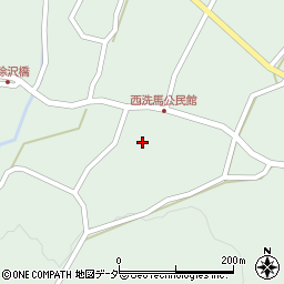 長野県東筑摩郡朝日村西洗馬1715-1周辺の地図