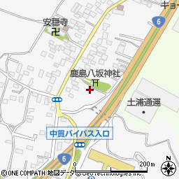 茨城県土浦市中貫1949周辺の地図