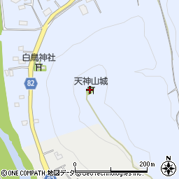 天神山城周辺の地図