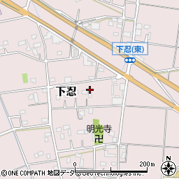 埼玉県行田市下忍2357周辺の地図
