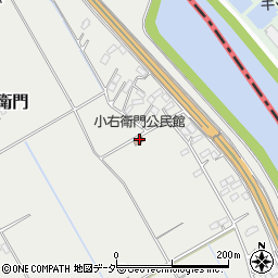 小右衛門公民館周辺の地図