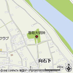 茨城県常総市向石下15周辺の地図