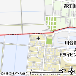 福井県福井市つくし野1丁目116周辺の地図