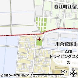 福井県福井市つくし野1丁目302周辺の地図