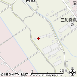 茨城県常総市岡田259周辺の地図
