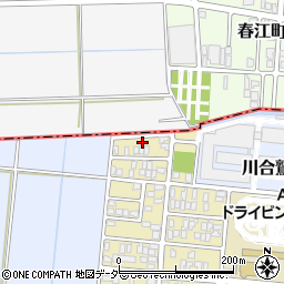 福井県福井市つくし野1丁目106周辺の地図