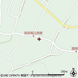 長野県東筑摩郡朝日村西洗馬1678周辺の地図