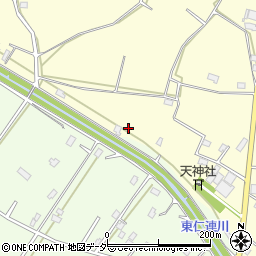 茨城県常総市崎房822周辺の地図