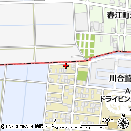 福井県福井市つくし野1丁目107周辺の地図