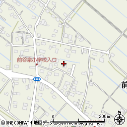 埼玉県行田市前谷周辺の地図