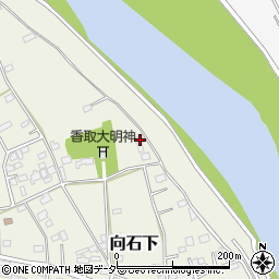 茨城県常総市向石下393周辺の地図