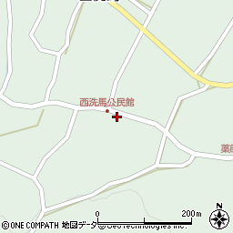 長野県東筑摩郡朝日村西洗馬1679-4周辺の地図