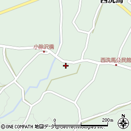 長野県東筑摩郡朝日村西洗馬1657周辺の地図