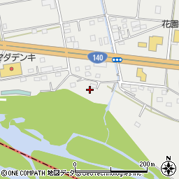 埼玉県深谷市小前田324周辺の地図