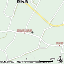 長野県東筑摩郡朝日村西洗馬1671周辺の地図