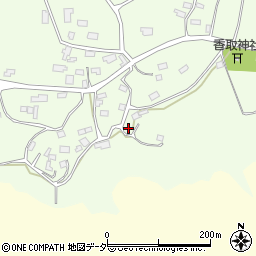 茨城県行方市若海717周辺の地図