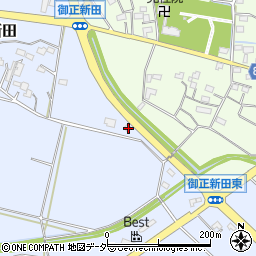 埼玉県熊谷市御正新田605周辺の地図