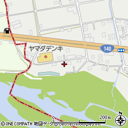 埼玉県深谷市小前田317周辺の地図
