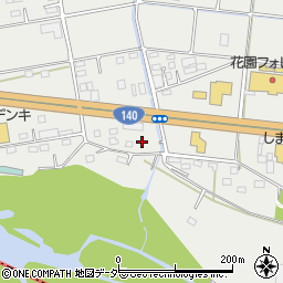 埼玉県深谷市小前田333周辺の地図
