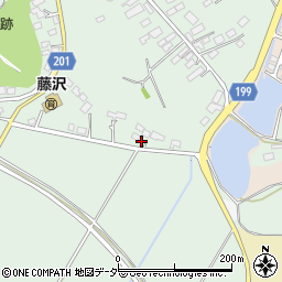 茨城県土浦市藤沢1725周辺の地図
