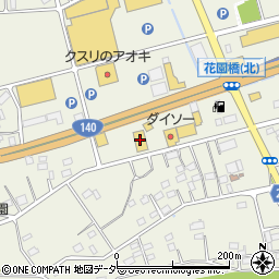 家具マート山崎花園店周辺の地図