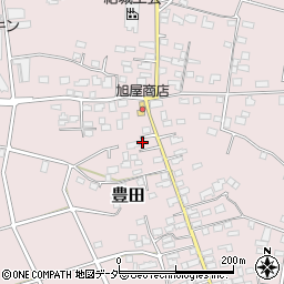 茨城県常総市豊田1921周辺の地図