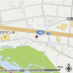 埼玉県深谷市小前田331周辺の地図