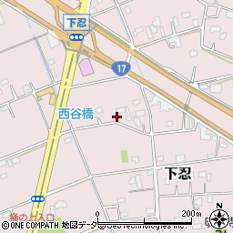 埼玉県行田市下忍743周辺の地図