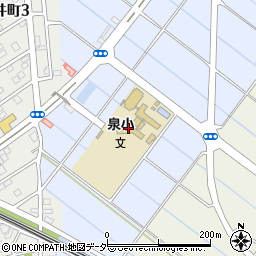 行田市立泉小学校周辺の地図
