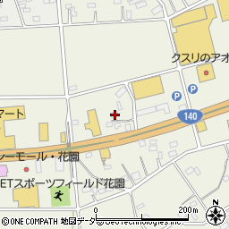 埼玉県深谷市荒川697周辺の地図