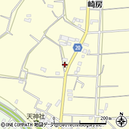 茨城県常総市崎房415周辺の地図