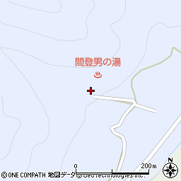 間登男之湯周辺の地図