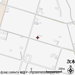 茨城県行方市次木1051周辺の地図