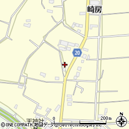 茨城県常総市崎房414周辺の地図