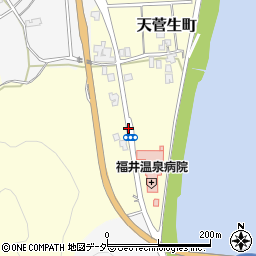 天菅生周辺の地図
