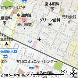 埼玉県加須市元町周辺の地図