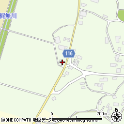 茨城県行方市若海610周辺の地図