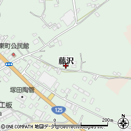 茨城県土浦市藤沢3466-8周辺の地図