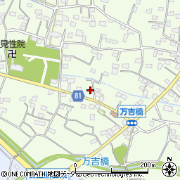 埼玉県熊谷市万吉784-1周辺の地図