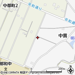 茨城県土浦市中貫3285周辺の地図