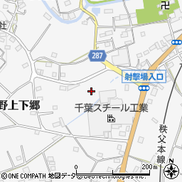 埼玉県秩父郡長瀞町野上下郷周辺の地図
