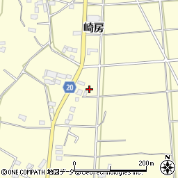 茨城県常総市崎房431周辺の地図